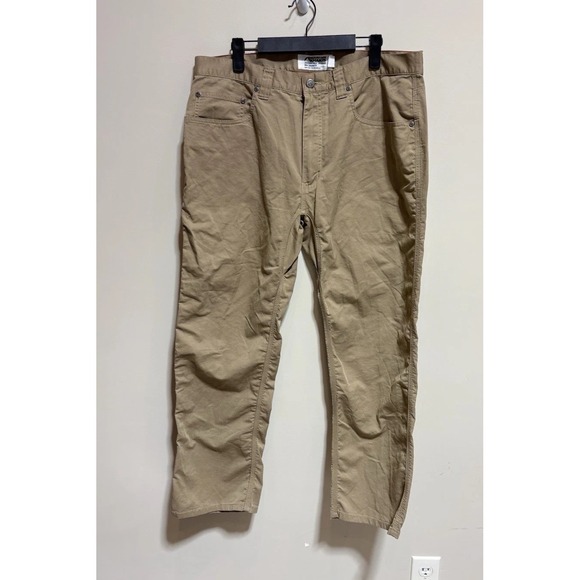 Mountain Khakis Other - Mountain Khakis MK Slim Tailored Fit Men's Khaki Pants 36 x 34 (actual 36 x 27)